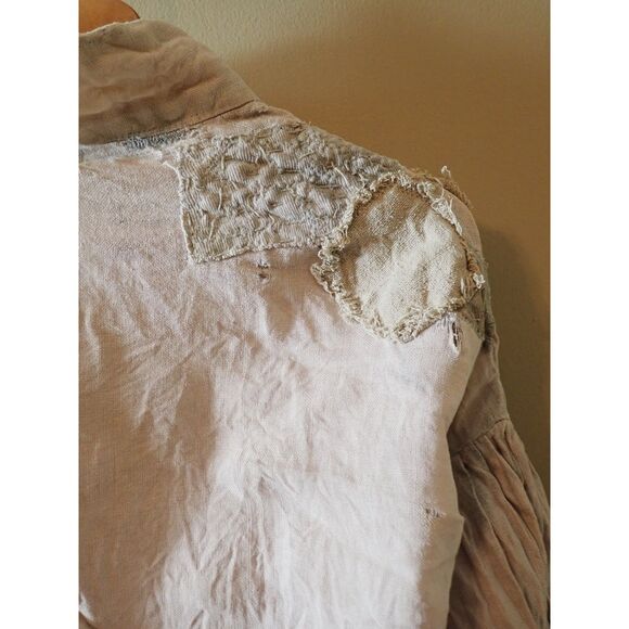 Theater Ware Costume Milwaukee Repertory Theater Blouse Boho Large Handmade - Picture 8 of 11